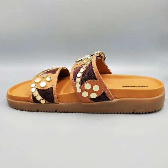 NIB Free People Revelry Studded Platform &quot;Vachetta&quot; Sandal Sizes 6, 7, 7.5