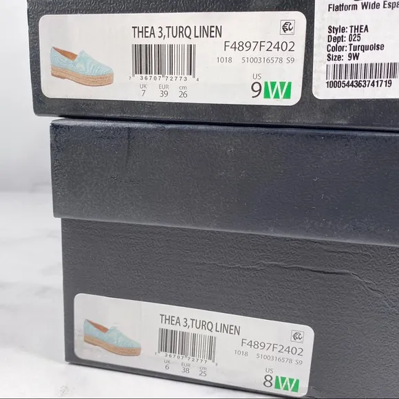 NIB Naturalizer Thea 3 Platform Espadrille Loafers