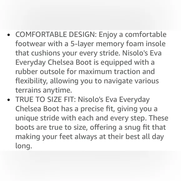 NIB Nisolo Eva Everyday Chelsea Boot in Brandy Women’s size 8