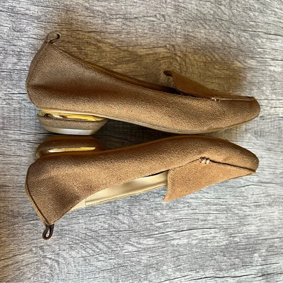 Nicholas Kirkwood Beya Suede Loafers Flats Camel Size 36
