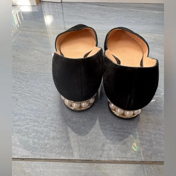 Nicholas Kirkwood suede flats‎