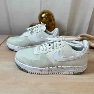 Nike Air Force 1 Crater Recycled Sneakers Casual‎ Shoes White Womens 8