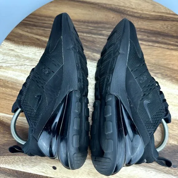 Nike Air Max 270 Triple Black Women's Size 7.5 Sneakers Shoes AH6789-006