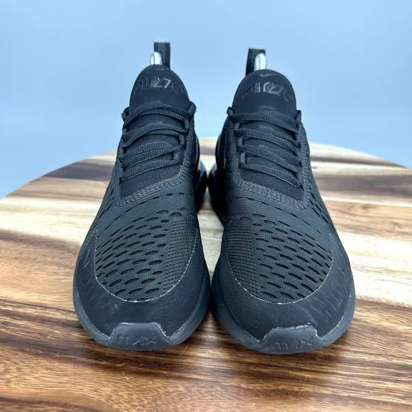 Nike Air Max 270 Triple Black Women's Size 7.5 Sneakers Shoes AH6789-006