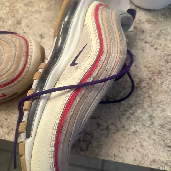 Nike airmax 97 “ Air Sprung Trainers Men’s 9.5 limited edition purple with pink