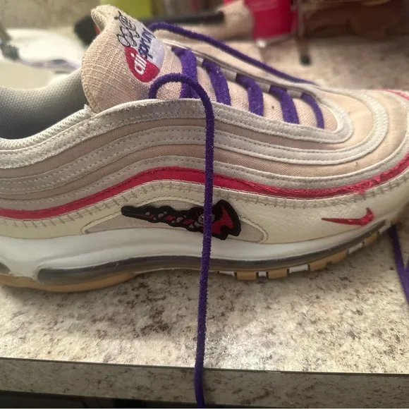 Nike airmax 97 “ Air Sprung Trainers Men’s 9.5 limited edition purple with pink