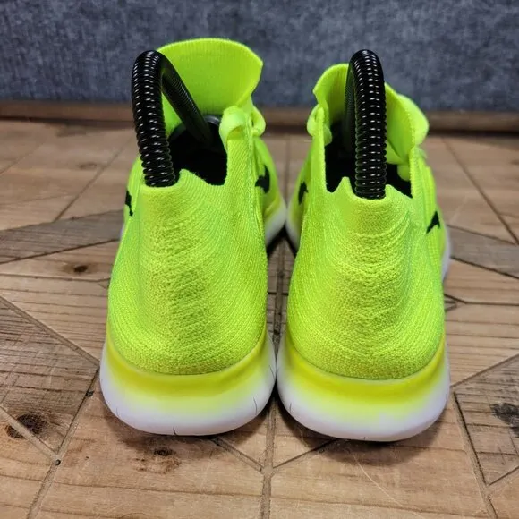 Nike Free RN Flyknit Womens 7 Volt Running Shoes Sneakers Olympic Medal Stand