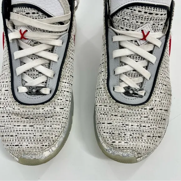 NIKE LEBRON 20 THE DEBUT Woven Knit Sneakers Unisex Youth 6.5 Athletic Shoes