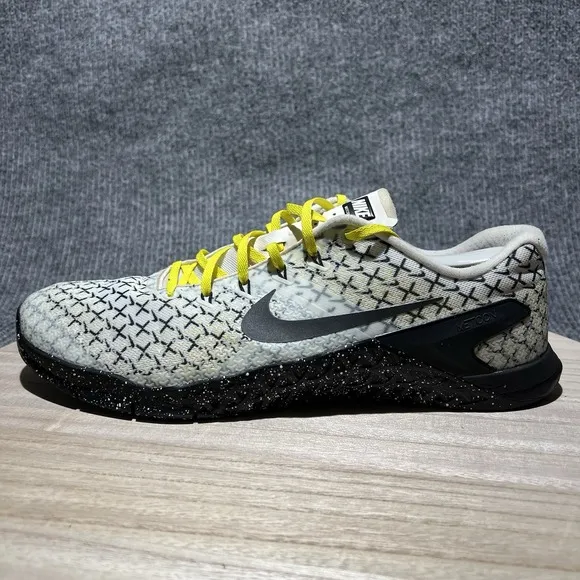 Nike Metcon 4 Men's Size 15 CrossFit Lifting White Trainer Sneakers A02806-107