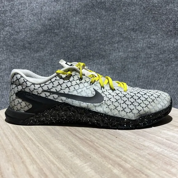 Nike Metcon 4 Men's Size 15 CrossFit Lifting White Trainer Sneakers A02806-107