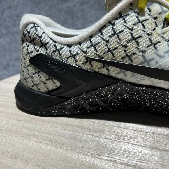 Nike Metcon 4 Men's Size 15 CrossFit Lifting White Trainer Sneakers A02806-107