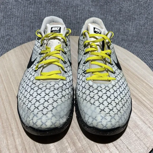 Nike Metcon 4 Men's Size 15 CrossFit Lifting White Trainer Sneakers A02806-107