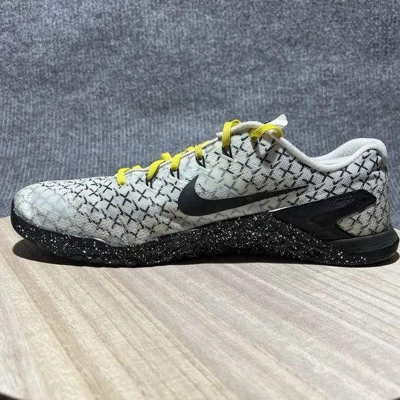 Nike Metcon 4 Men's Size 15 CrossFit Lifting White Trainer Sneakers A02806-107