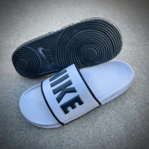 NIKE OFFCOURT SLIDE LIGHT WOLF COOL GREY BLACK OFF