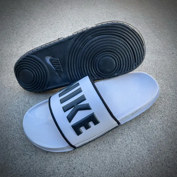 NIKE OFFCOURT SLIDE LIGHT WOLF COOL GREY BLACK OFF