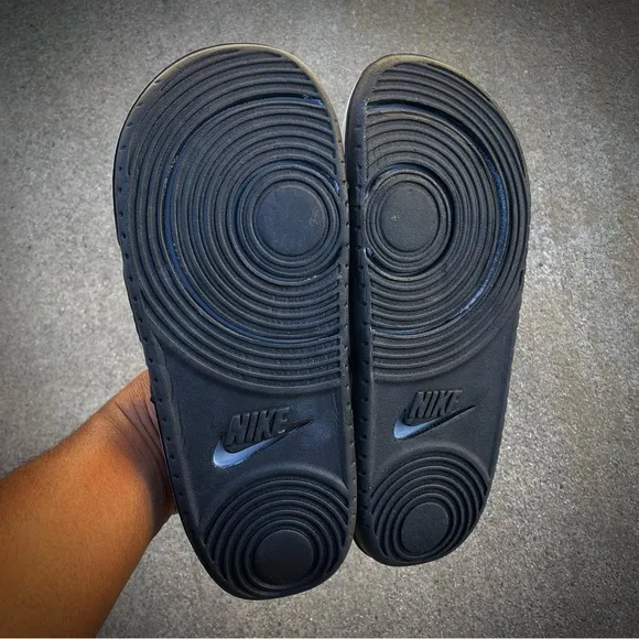 NIKE OFFCOURT SLIDE LIGHT WOLF COOL GREY BLACK OFF