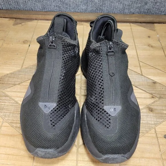 Nike PG 4 Men's Size 9 Basketball Shoes Black Gray Mid Top Trainer Sneakers