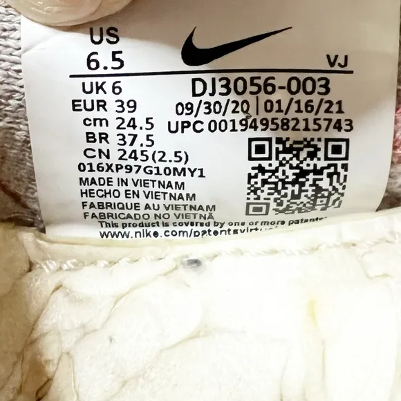 Nike Space Hippie 01 Vast Grey Melon Tint Mesh Running Shoes Sneakers‌‌ Size 6.5