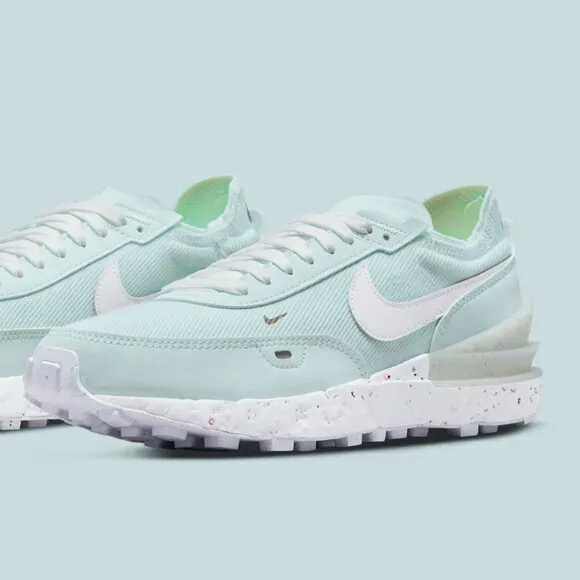 Nike Waffle One Crater Sneakers Size US 7 | New Without Box | Lime