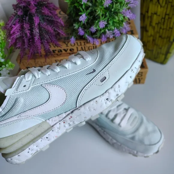 Nike Waffle One Crater Sneakers Size US 7 | New Without Box | Lime