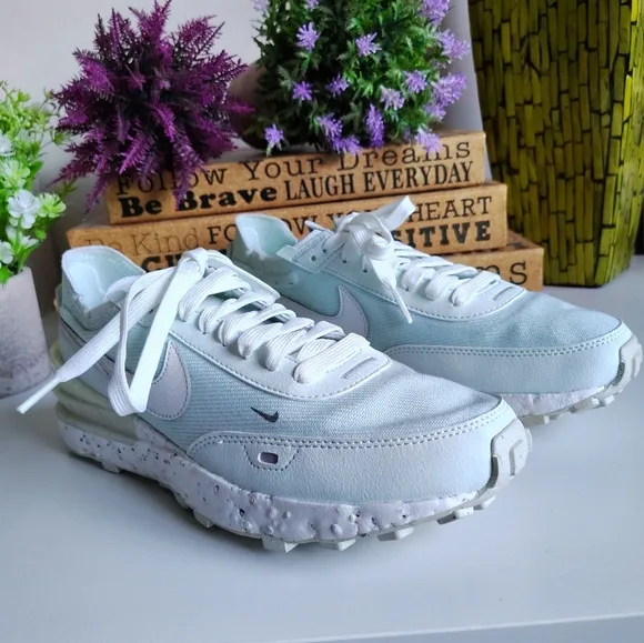 Nike Waffle One Crater Sneakers Size US 7 | New Without Box | Lime