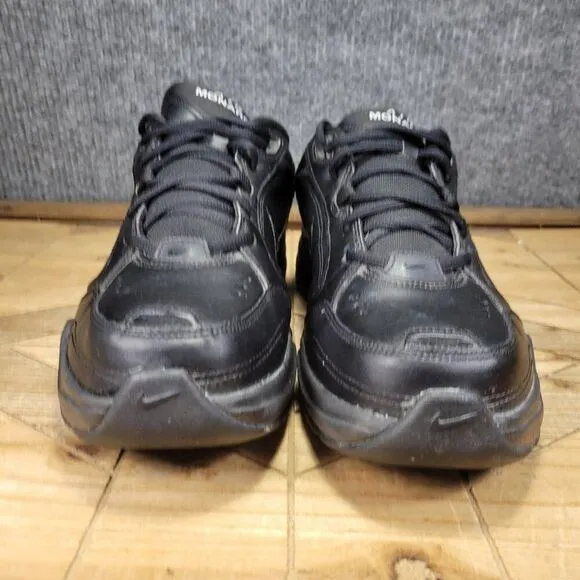 Nike Air Monarch IV Sneakers Triple Black 416355-001 Mens Size 11 4E