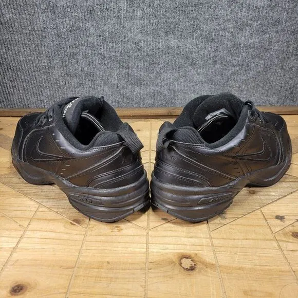Nike Air Monarch IV Sneakers Triple Black 416355-001 Mens Size 11 4E