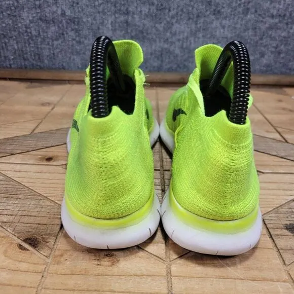 Nike Free RN Flyknit Womens 7 Volt Running Shoes Sneakers Olympic Medal Stand