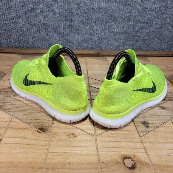 Nike Free RN Flyknit Womens 7 Volt Running Shoes Sneakers Olympic Medal Stand