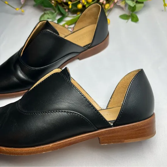 Nisolo Emma d'Orsay Black Loafers Size 6