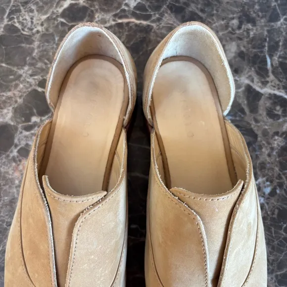 Nisolo Emma D'Orsay Oxford Flats Nude Tan 8