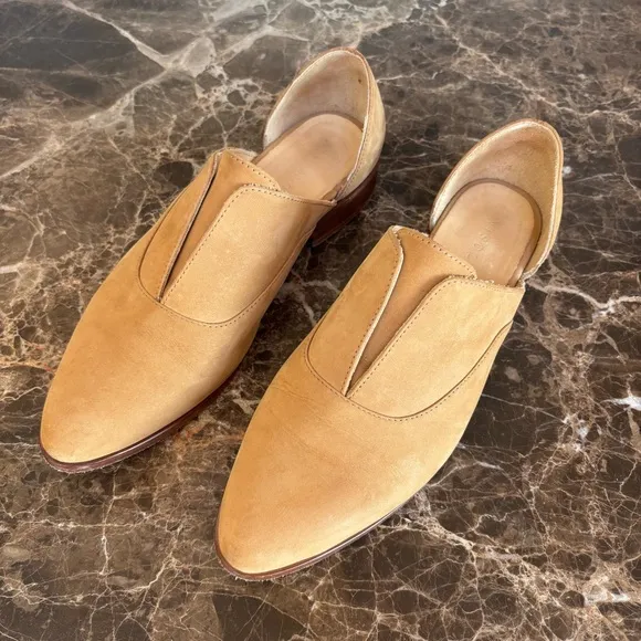 Nisolo Emma D'Orsay Oxford Flats Nude Tan 8