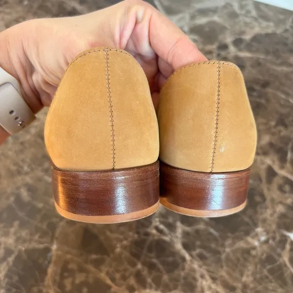 Nisolo Emma D'Orsay Oxford Flats Nude Tan 8