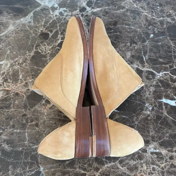 Nisolo Emma D'Orsay Oxford Flats Nude Tan 8