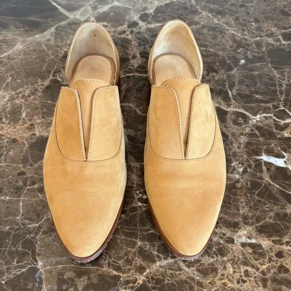 Nisolo Emma D'Orsay Oxford Flats Nude Tan 8