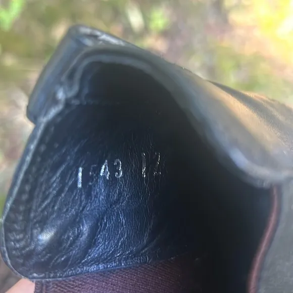 Nisolo men’s black Chelsea boots size 12