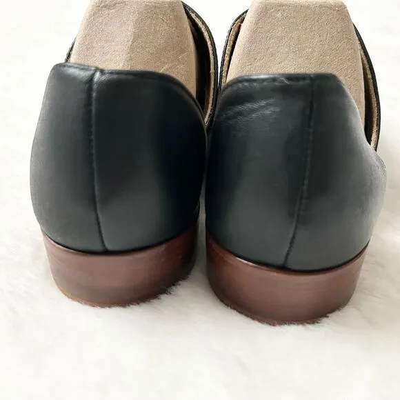 Nisolo Women’s Classic Oxford Loafers Black Leather Size 8 workwear office