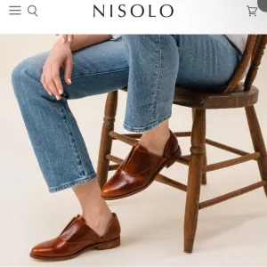 Nisolo women’s Emma  Brown Leather Loafers