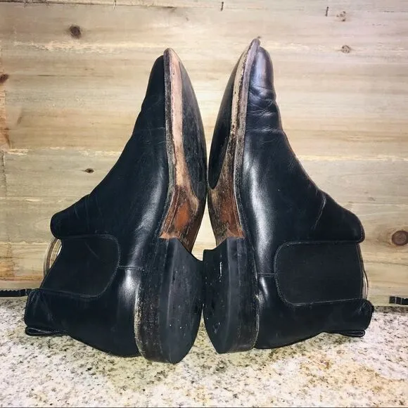 Nisolo Black Leather Chelsea Boots