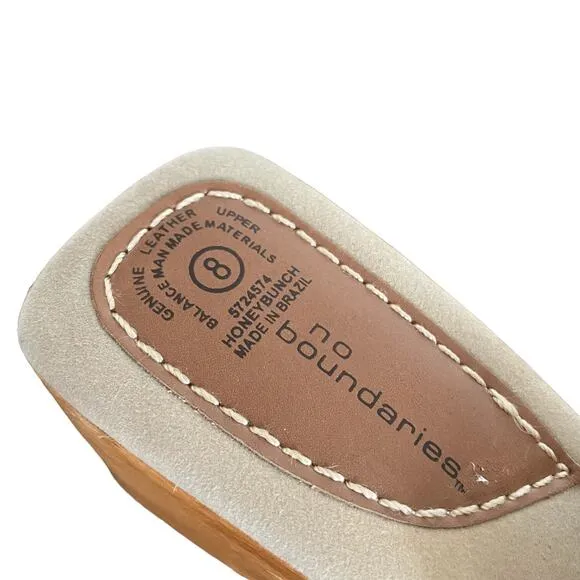 No Boundaries Women's Brown Sandals