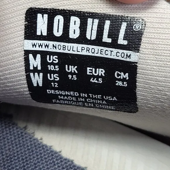 Nobull Impact Gray Daisy Floral Trainer Sneakers Athlete Shoes Mens 10.5