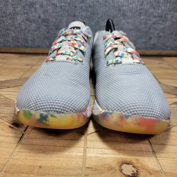 Nobull Impact Gray Daisy Floral Trainer Sneakers Athlete Shoes Mens 10.5