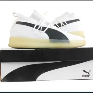NTW Puma Clyde Court GW 1973 Basketball Sneakers White Woven, Size: 17