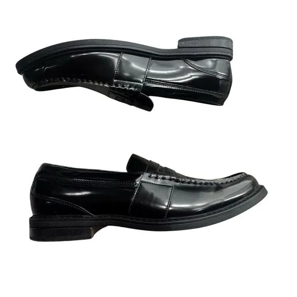 Nunn Bush 85538-009 LINCOLN Moc Toe Black Multi Penny Loafers Size 10M NWOB