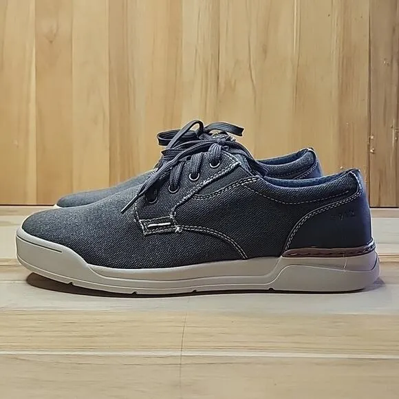 NUNN BUSH GRAY SNEAKERS STYLE ☆1912 KORE MENS 8 1/2 DENIM MATERIAL NWOB
