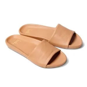 NWB Beek Gallito Leather Slide Sandal Honey Light Tan Size 8