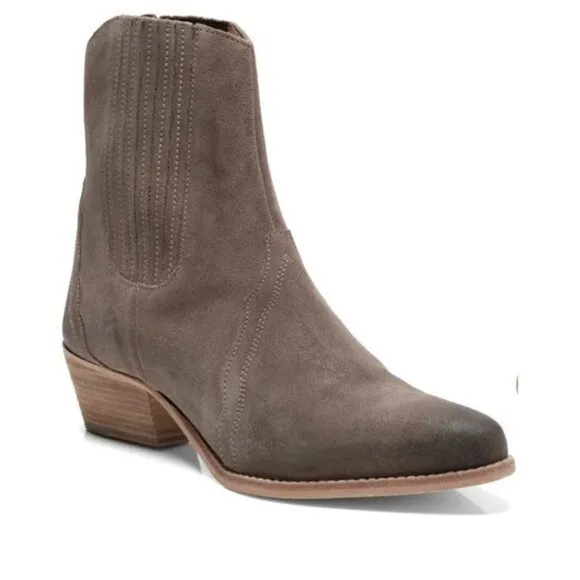 NWOB FREE PEOPLE New Frontier taupe Chelsea boots size 39
