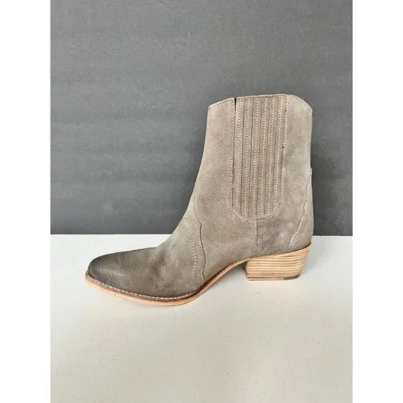 NWOB FREE PEOPLE New Frontier taupe Chelsea boots size 39