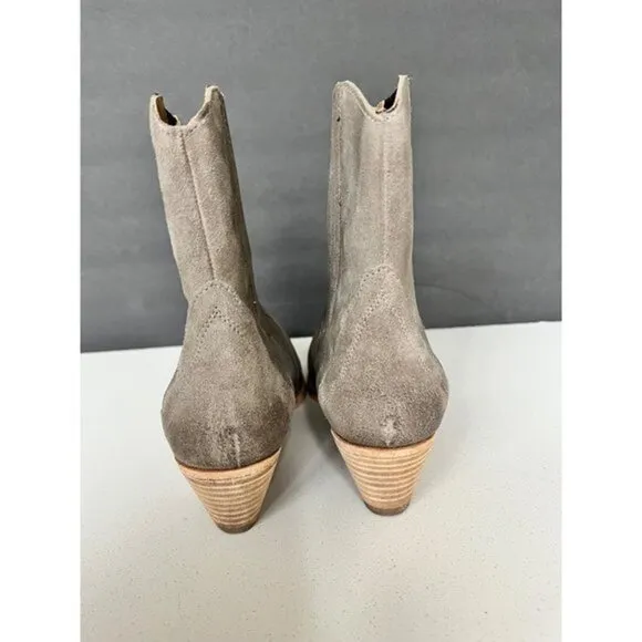 NWOB FREE PEOPLE New Frontier taupe Chelsea boots size 39