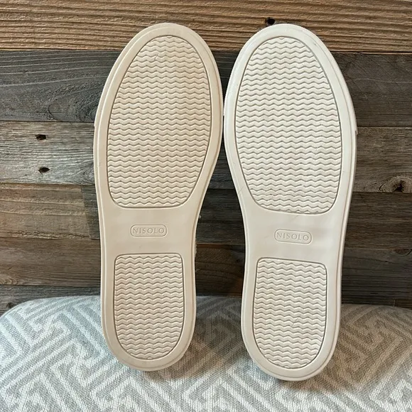 NWOB Nisolo Men's CasualEco-Knit Sneakers Size 11 Color Linen